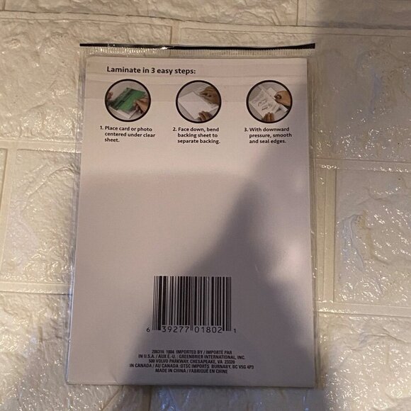 Jot Self Laminating Sheets 5 Pcs 1 Pack  No Machine Needed - Picture 4 of 8